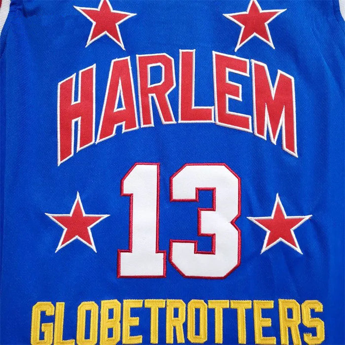 Harlem Globetrotters #13 Blue Chamberlain Jersey