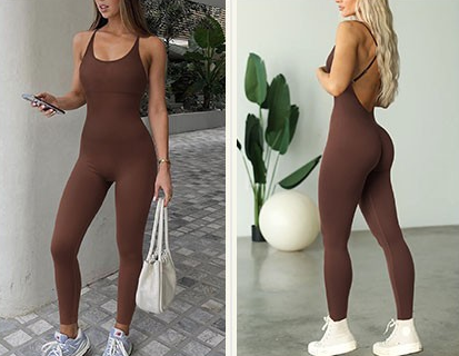 Viral TikTok Nylon Jumpsuit